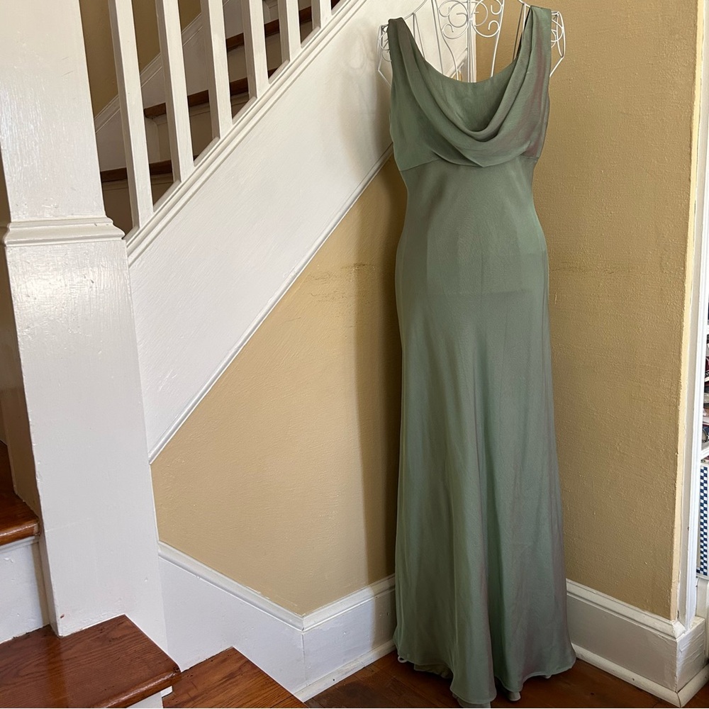 Michaelangelo Sage Green Formal Dress